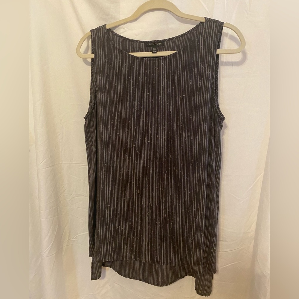 Eileen Fisher silk sleeveless top